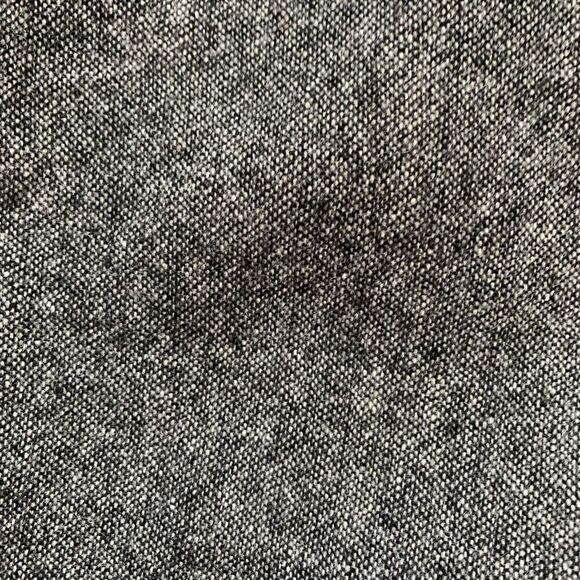 Loft Women's Gray Wool Lined Flat Front Wide Leg Boot Cut Leg Pants Size 4 - Picture 8 of 10